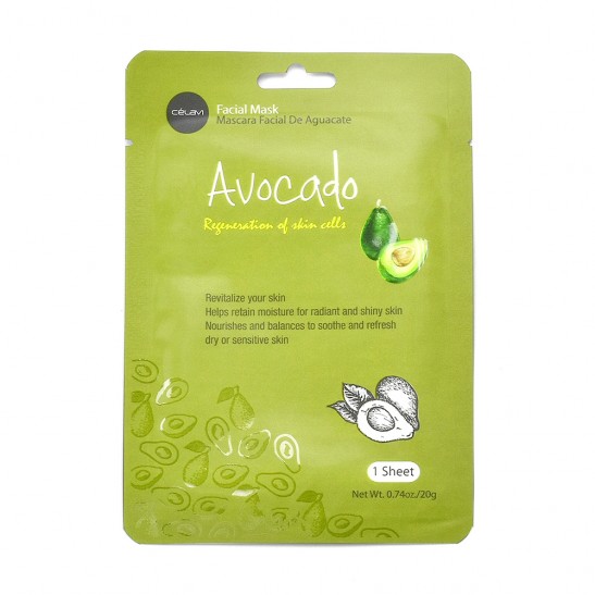 MASCARILLA FACIAL AGUACATE  CELAVI