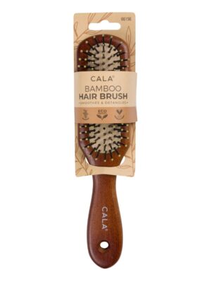 66156-1.jpg CEPILLO DE CABELLO BAMBU OSCURO ALARGADO CA