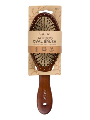 66157-1.jpg CEPILLO DE CABELLO BAMBU OSCURO OVALADO CA