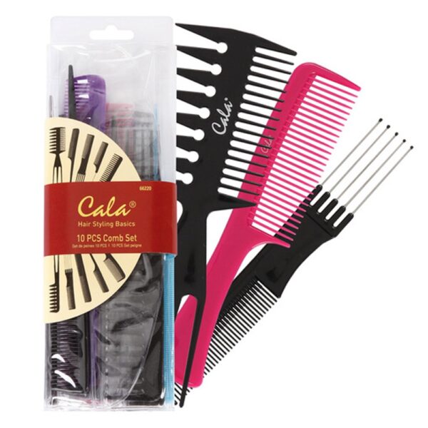 SET DE PEINES 10 PIEZAS CALA