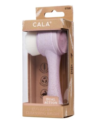 67508-1.jpg CEPILLO FACIAL DOBLE ACCION LILA CALA