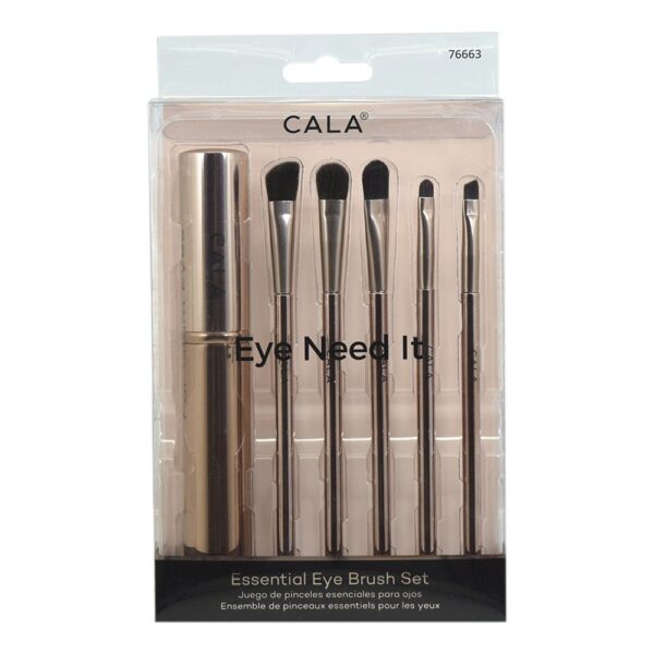 SET BROCHAS ORO ROSA 6 PZS CALA