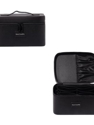 BCMBBLK-01-1.jpg ESTUCHE ORGANIZADOR DE 3 COMPARTIMENTOS CON SEPARADORES DE PIEL REMOVIBLES