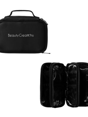 BCMBBLK-02-1.jpg MINI ORGANIZADOR COLOR NEGRO CON 3 CAPAS Y BANDAS ELASTICAS PARA LAPICES Y BROCHAS
