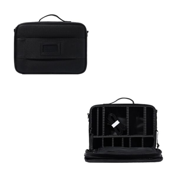ESTUCHE DE VIAJE ARTIST PRO NEGRO CON 2 COMPARTIMENTOS 1 CORREA PARA HOMBRO Y 1 DIVISOR DE ESPUMA