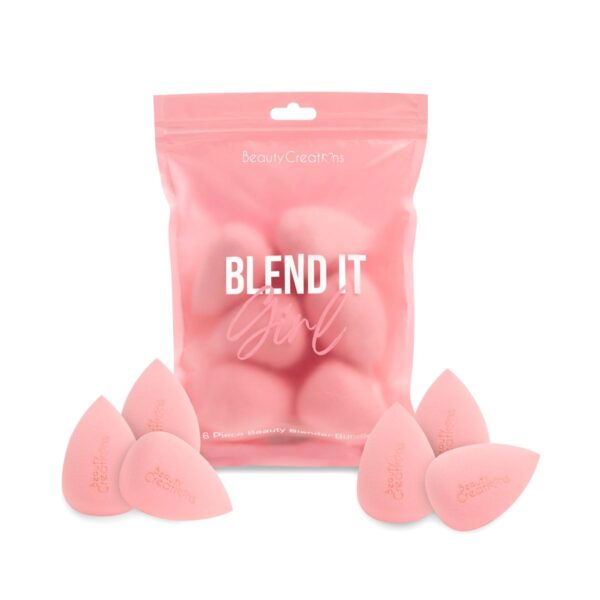 ESPONJA BLENDER IT GIRL SPING PINK  6 PIEZAS BC