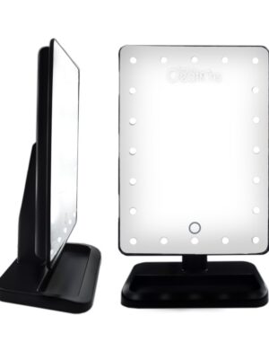 DC10220BLACK.jpg ESPEJO VANITY NEGRO 20 FOCOS LED BC