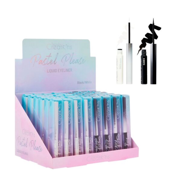 DELINEADOR PASTEL PLS BLACKWHITE 2TNS BC