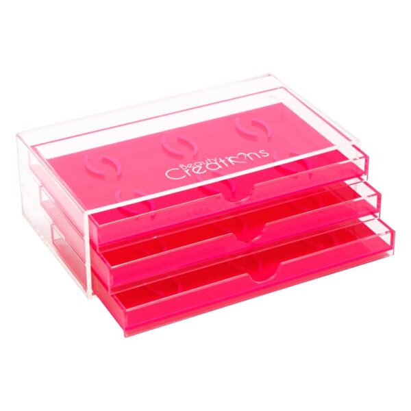 ACRILICO PESTAÑAS ROSA 18 PARES BC