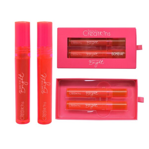 LIPGLOSS NEON SET DARE BRIGHT PINK BC