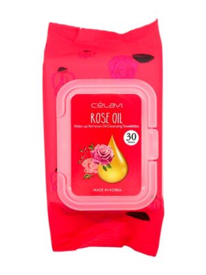 TOALLITA DESMAQ ACEITE DE ROSAS CELAVI