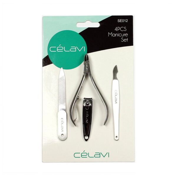 SET MANICURA PLATA 4PIEZAS CV