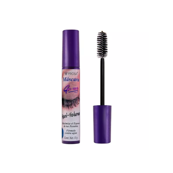 BLISTER RIMEL MAXI-VOLUMEN MORADO 4 EN 1