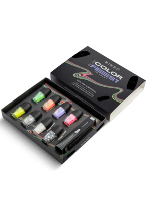 3902082 KIT GLAM COLOR FEST VOL.1 8 TONOS GLITTER MAS PEGAMENTO