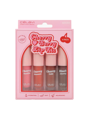60033 GLOSS PARA LABIOS CHERRY BERRY 4 PZAS. CV