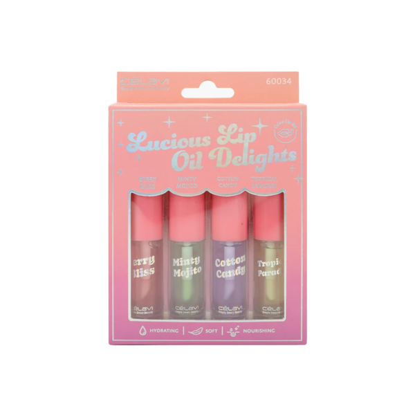 ACEITE PARA LABIOS LUCIUS 4 PZAS. CV