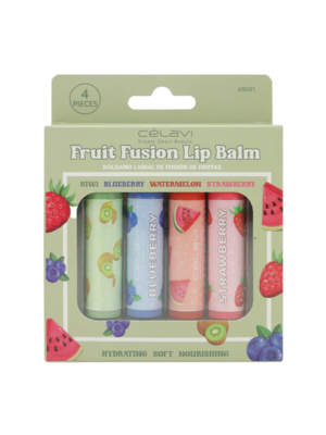 60051 BALSAMO DE LABIOS FRUIT FUSION SET DE 4 PZS CV