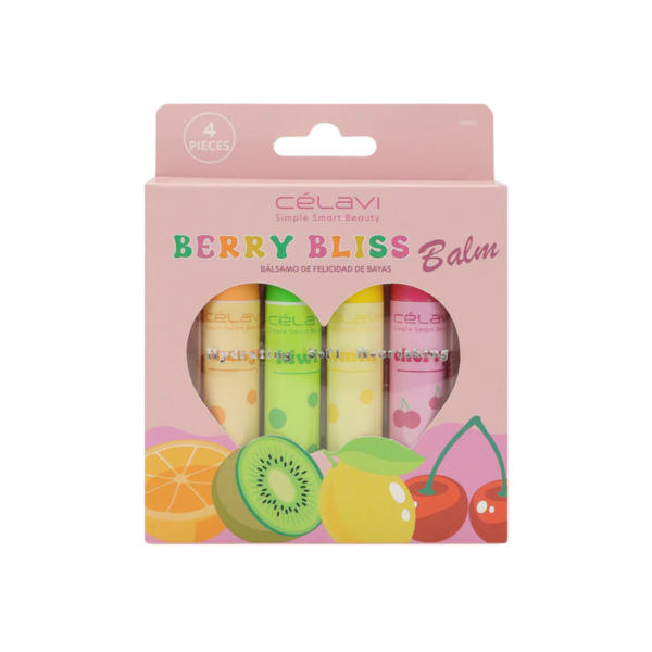 BALSAMO DE LABIOS BERRY BLISS SET DE 4 PZAS CV