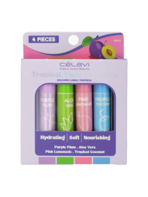 60053 BALSAMO DE LABIOS TROPICAL TWIST SET DE 4 PZAS CV