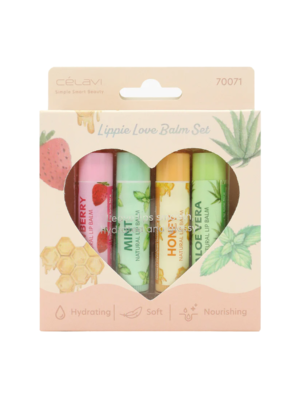 70071 BALSAMO DE LABIOS LIPPIE LOVE SET DE 4 PZS CV