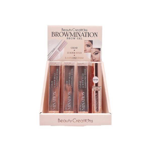 DISPLAY GEL PARA CEJA TRANSPARENTE BROWMINATION 23PZS + 1 TESTER BC
