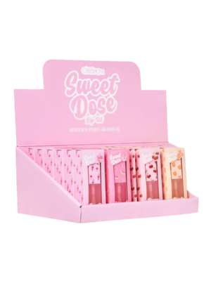 LOBS-DISPLAY DISPLAY ACEITE PARA LABIOS SWEET DOSE 4 ESENCIAS BC