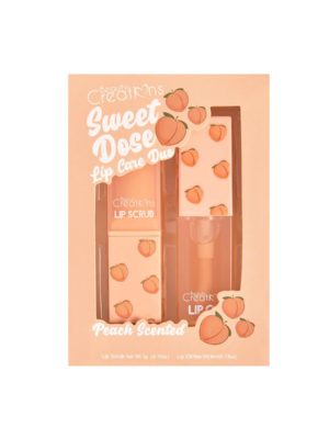LOSET-4 DUO EXFOLIANTE Y ACEITE PARA LABIOS SWEET DOSE BEAUTY CREATIONS - PEACH