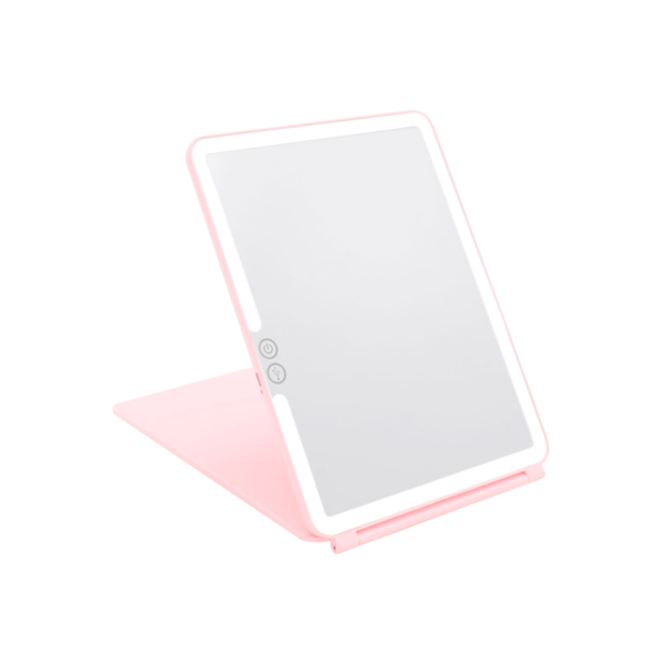 ESPEJO RECT.GRANDE 25X19X2CM ROSA LR
