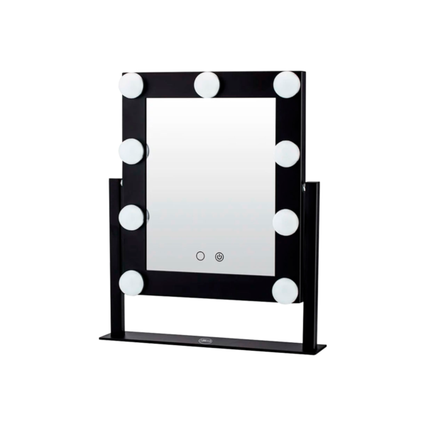 ESPEJO  VANITY 9FOCOS LED NEGRO LR