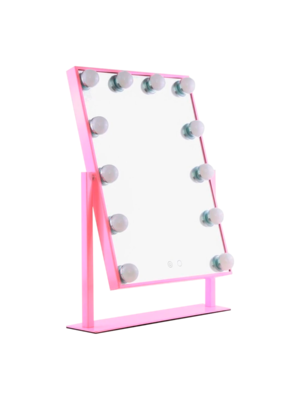LR-25 ESPEJO  VANITY 12FOCOS LED ROSA LR