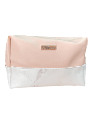 MB02 COSMETIQUERA MARMOL ROSA CLARO BC