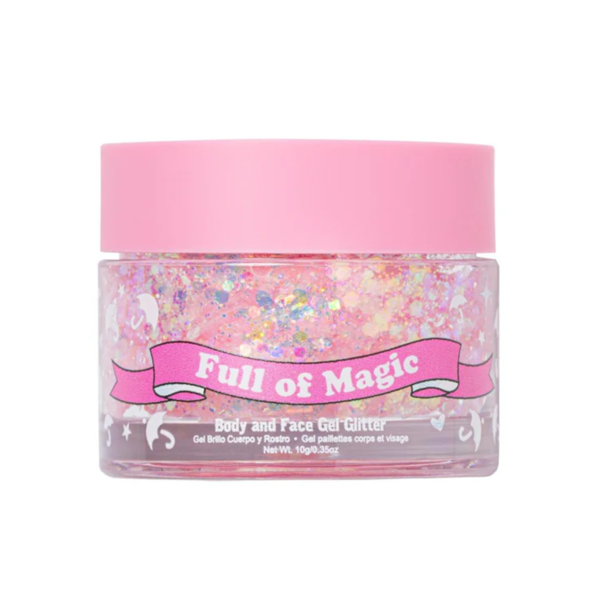 SET INDIVIDUAL GLITTER EN GEL PARA CUERPO Y CARA PARASOL BC