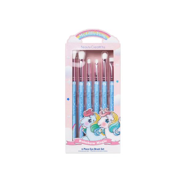 SET DE BROCHAS PARA OJOS DE 6PZS "RAINBOW MAGIC" MY LITTLE PONY  BC