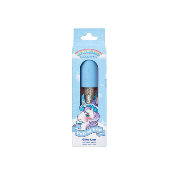 DELINEADOR GLITTER MY LITTLE PONY "FULL OF FUN" UNICORN MAGIC" SILVER BC