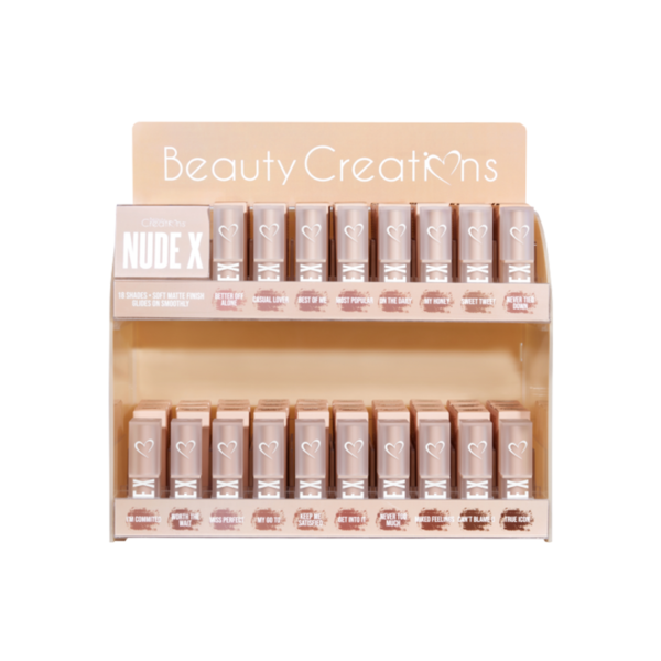 ACRILICO VACIO LABIAL EN BARRA 108 PIEZAS + 18 TESTER BC