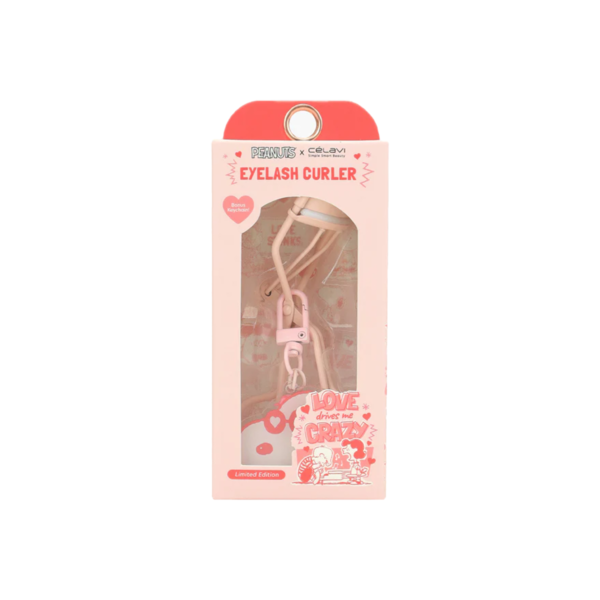 RIZADOR DE PESTAÑAS ROSA LOVE CRAZY CON LLAVERO CV