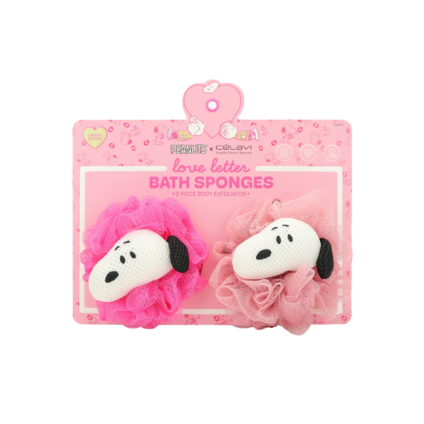 SET DE ESPONJAS DE BAÑO LOVE LETTER 2 PZAS CV