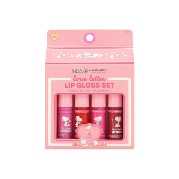SET LIP GLOSS 4 PZAS LOVE LETTER CV