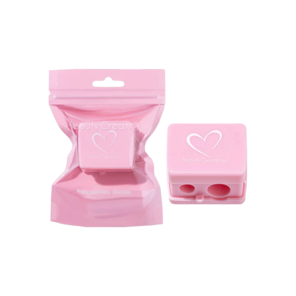 SACAPUNTAS ROSA DOBLE CON TAPA BC