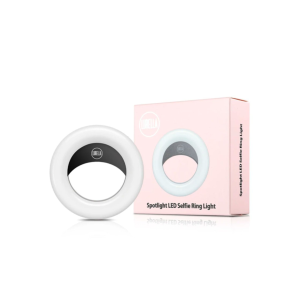 ARO LED PARA CELULAR REDONDO NEGRO LR