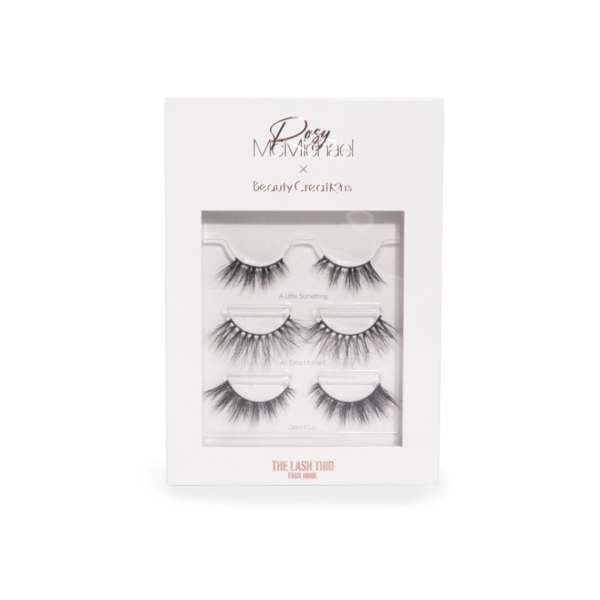 SET PESTAÑAS DISPLAY ROSY M 3PARES BC