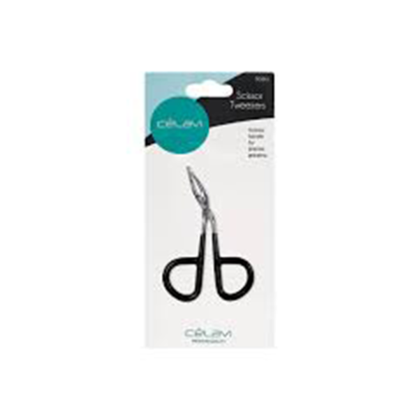 PINZA CEJAS  NEGRO-ROSA 12PZS CELAVI
