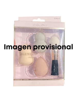 SP046 SET DE ESPONJAS 4 PZAS - MUSHROOM CV