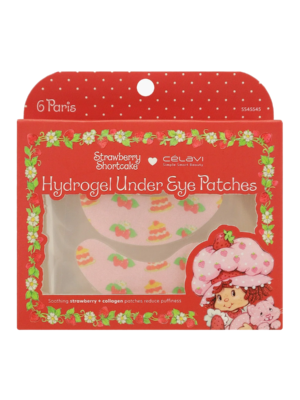 SS45553 ALMOHADILLAS HIDROGEL PARA DEBAJO DE LOS OJOS STRAWBERRY SHORTCAKE 6 PARES (NAVIDAD) CELAVI
