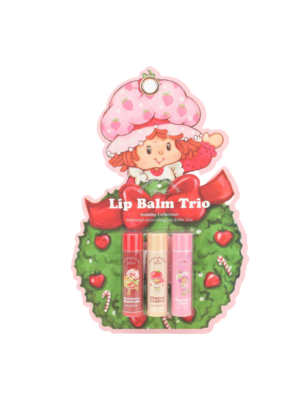 SS45562 SET BALSAMO PARA LABIOS STRAWBERRY SHORTCAKE 3 PIEZAS CELAVI