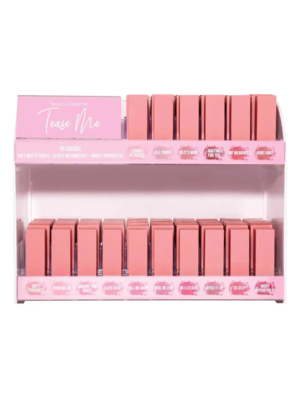 TMLDISPLAY SET PRODUCTO LABIAL EN BARRA TEASE ME 96 PIEZAS + 16 TEST BC