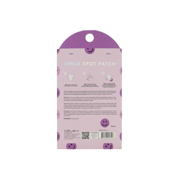 SET DE 36 PARCHES SMILE ACNE PURPURA - Image 2
