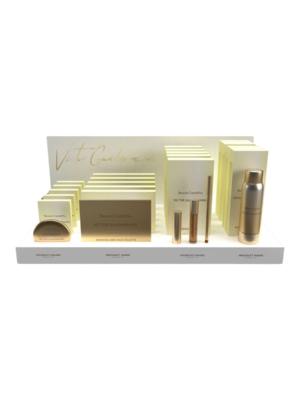 BCVG-PDQ-KIT Display X Vico Guadarrama (6x Polvo Facial, Agua de Rosas, Trío de labios, Polvo)