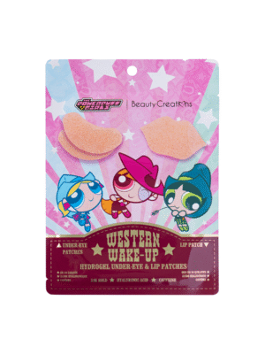 Parches de Hidrogel para Ojos y Labios "Western Wake Up" (Paquete de 3) PowerPuff Girls Cowgirl Cuties