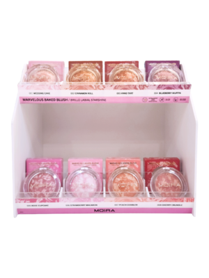 SET DE RUBOR MARVELOUS BAKED 6PZS  X TONO MAS 8 TESTER 56 PIEZAS